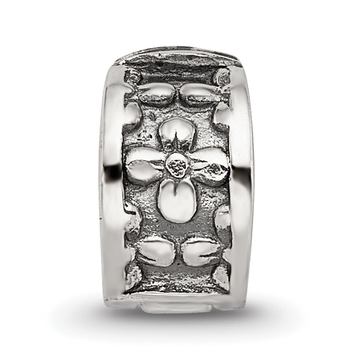 Sterling Silver Reflections Kids Floral Clip Bead