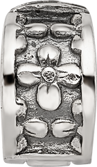 Sterling Silver Reflections Kids Floral Clip Bead