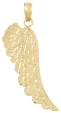 10K Angel Wing Pendant